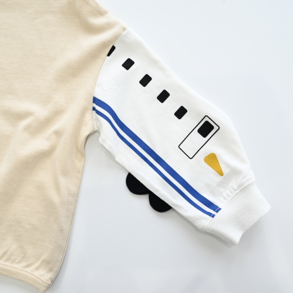 【25FW】新幹線袖 ロングＴシャツ / アイボリー