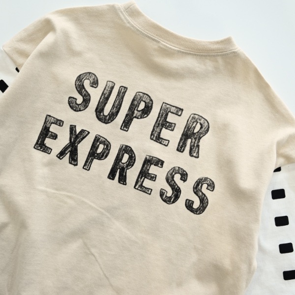 【25FW】新幹線袖 ロングＴシャツ / アイボリー