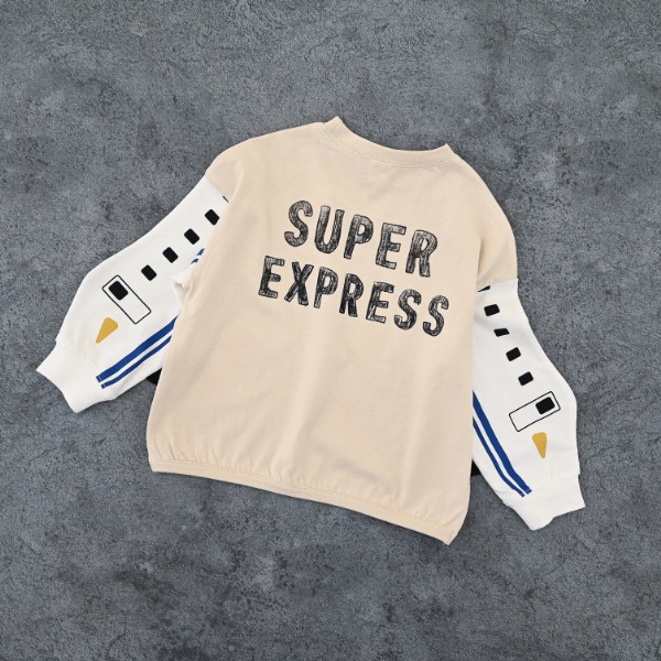 【25FW】新幹線袖 ロングＴシャツ / アイボリー