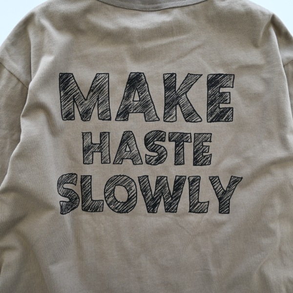 【25FW】MOUSE ロングＴシャツ / ベージュ