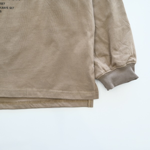 【25FW】MOUSE ロングＴシャツ / ベージュ