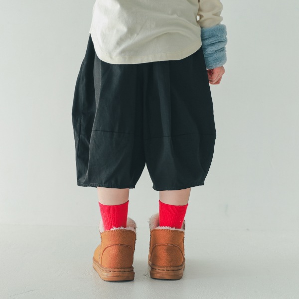 【25FW】バルーン ロングパンツ / ブラック