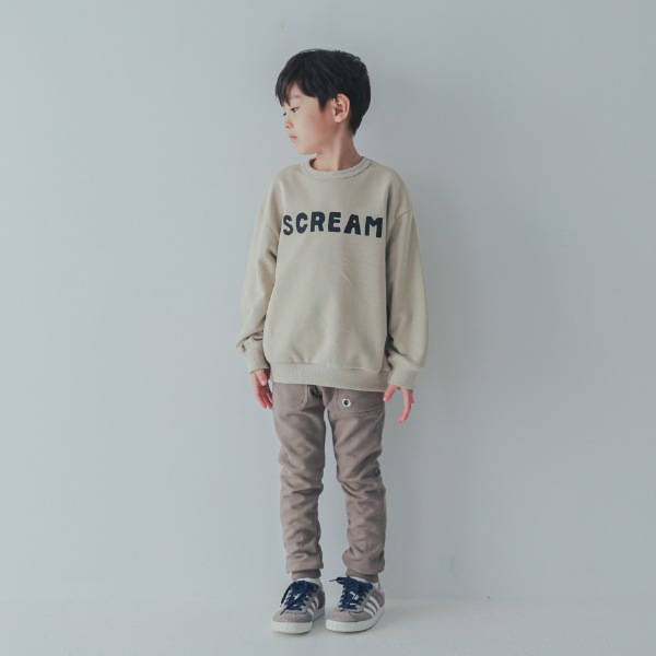 【25FW】SCREAM トレーナー / サンド