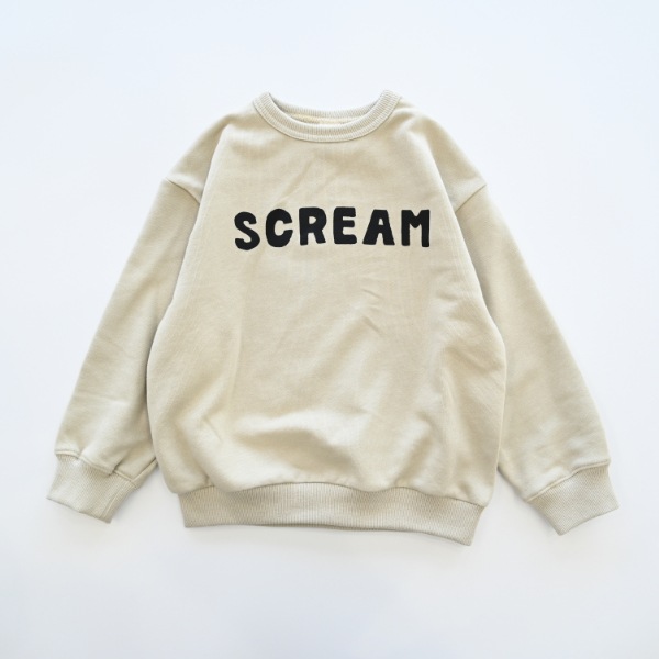 【25FW】SCREAM トレーナー / サンド