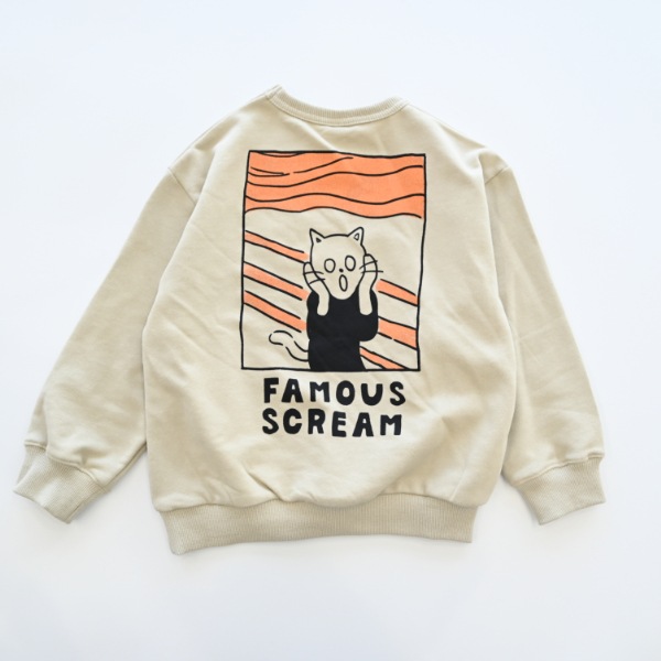 【25FW】SCREAM トレーナー / サンド