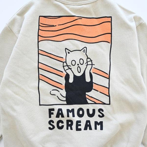 【25FW】SCREAM トレーナー / サンド