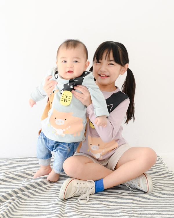 【チークルーム】ことわざロングＴシャツ / サックス