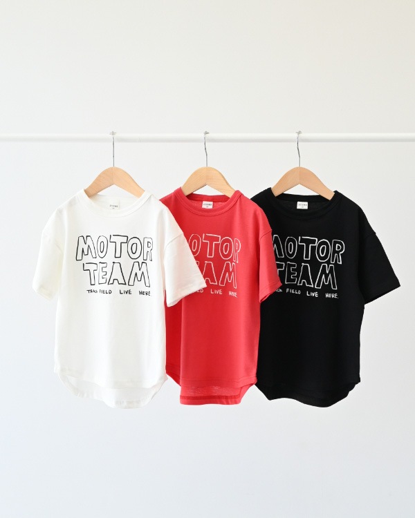 【26PS】MOTOR TEAMTシャツ / ブラック