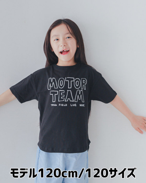 【セカンド】MOTOR TEAMTシャツ / ブラック