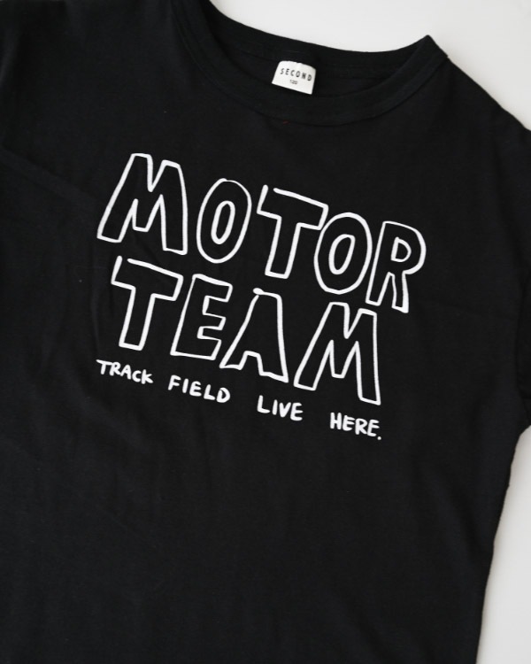 【26PS】MOTOR TEAMTシャツ / ブラック