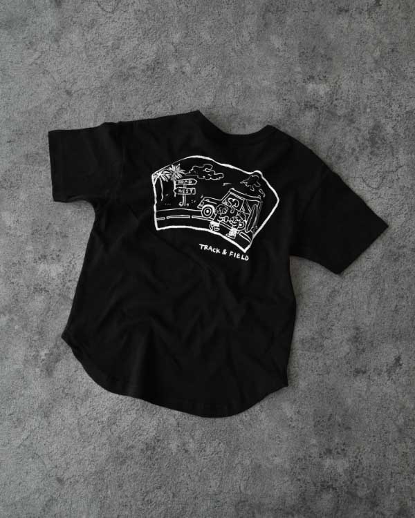 【26PS】MOTOR TEAMTシャツ / ブラック