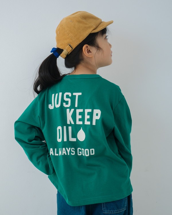 【セカンド】OIL ロングTシャツ / グリーン