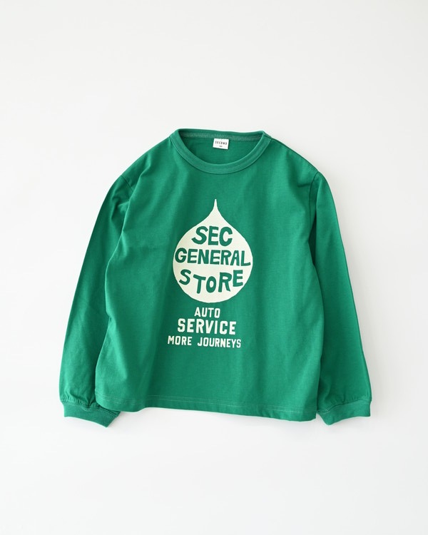 【セカンド】OIL ロングTシャツ / グリーン