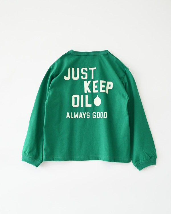 【セカンド】OIL ロングTシャツ / グリーン