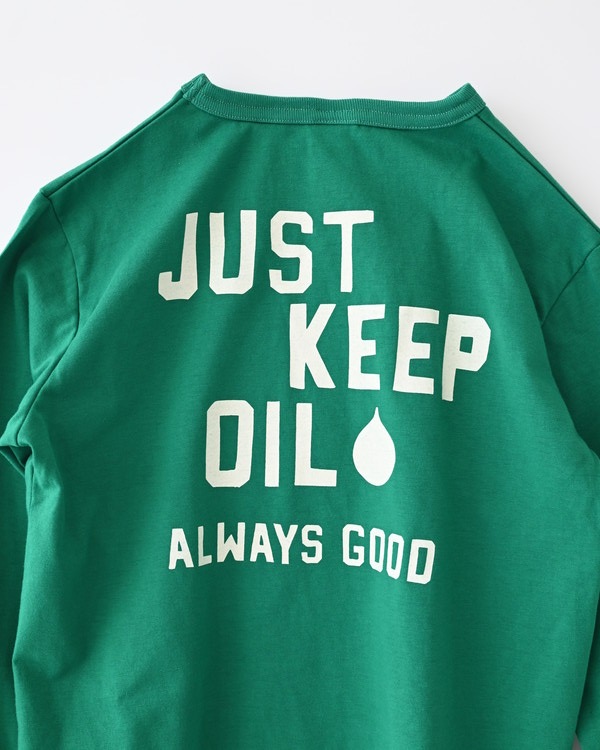【セカンド】OIL ロングTシャツ / グリーン