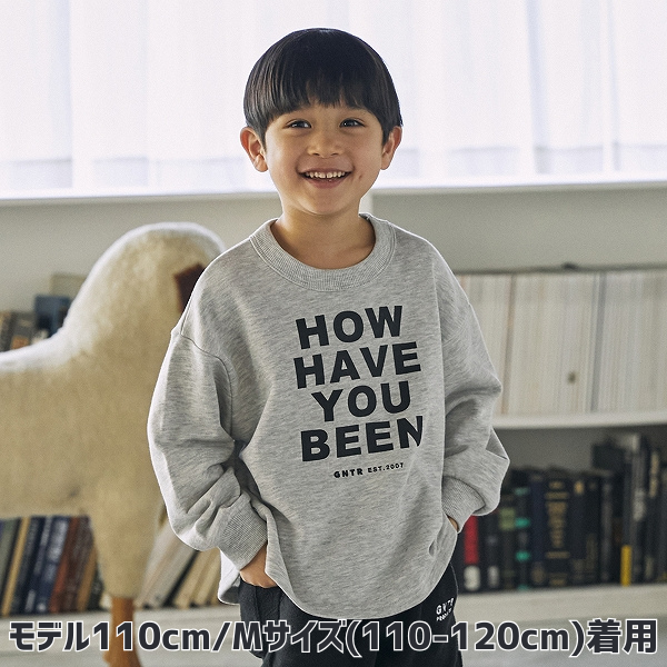 【25FW】HOWHAVE トレーナー / 杢グレー