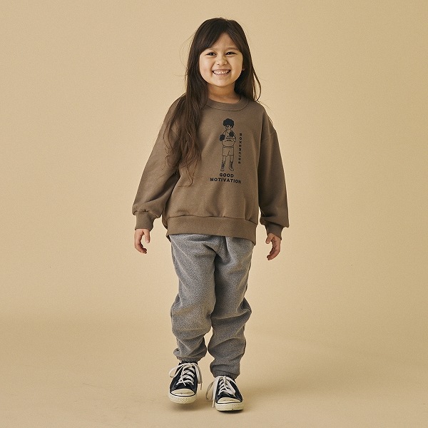 【25FW】BOXERCIZE ビッグトレーナー / アッシュグレー