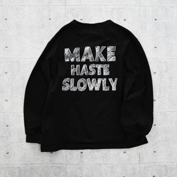 【25FW】MOUSE ロングＴシャツ / ブラック