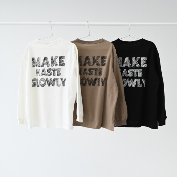 【25FW】MOUSE ロングＴシャツ / ブラック