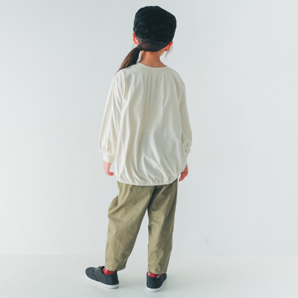 【25FW】ロング サーカスパンツ / カーキ