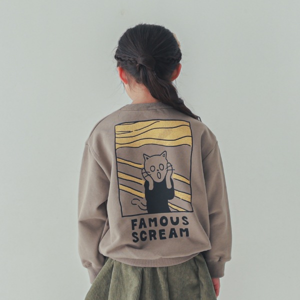 【25FW】SCREAM トレーナー / ベージュ