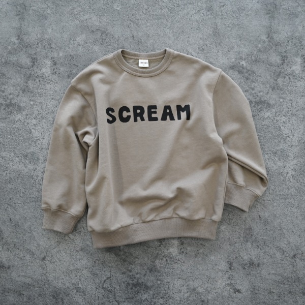 【25FW】SCREAM トレーナー / ベージュ
