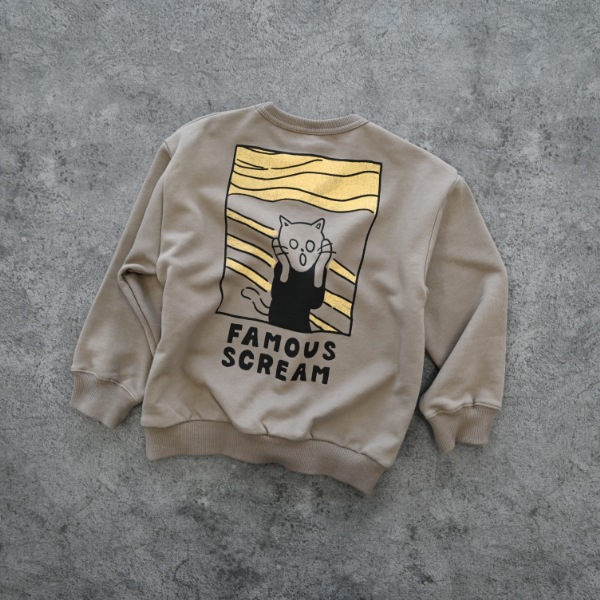 【25FW】SCREAM トレーナー / ベージュ