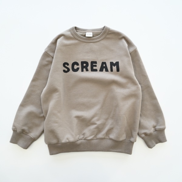 【25FW】SCREAM トレーナー / ベージュ