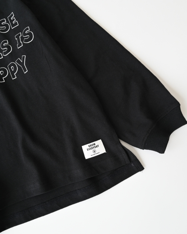 【ジーンズベー】THE PURPOSEロングTシャツ / ブラック