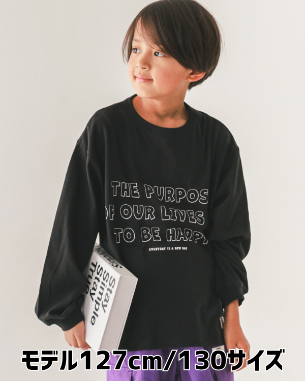 【ジーンズベー】THE PURPOSEロングTシャツ / ブラック