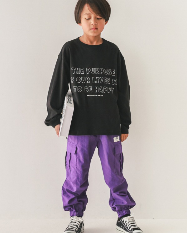 【ジーンズベー】THE PURPOSEロングTシャツ / ブラック