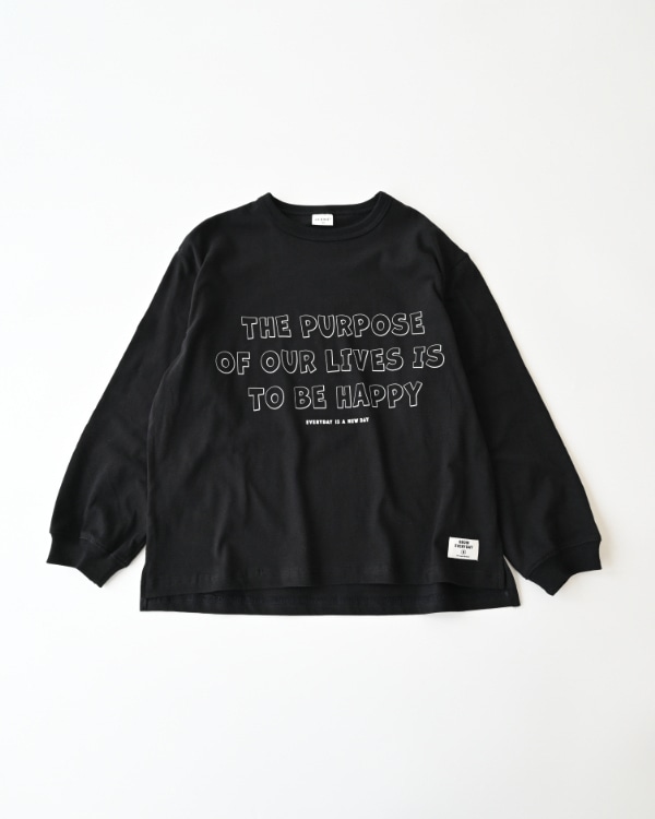 【ジーンズベー】THE PURPOSEロングTシャツ / ブラック
