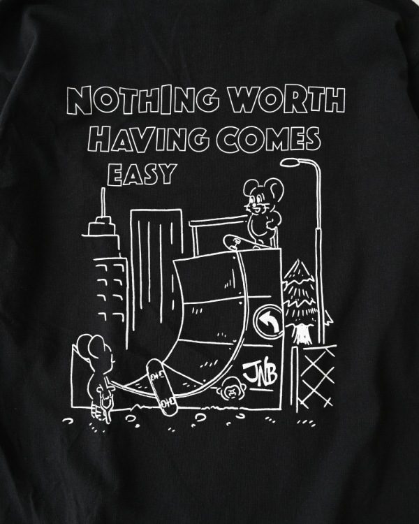 【ジーンズベー】THE PURPOSEロングTシャツ / ブラック