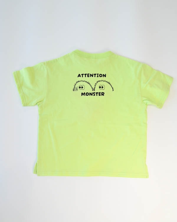 【ニコフラート】キョロキョロ Tシャツ / ライトグリーン