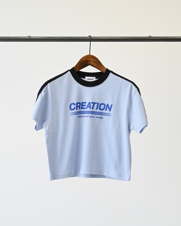 【ジェネレーター】CREATION Tシャツ / サックス