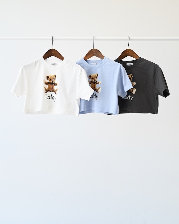 【アンディニー】Teddy ショート Tシャツ / サックス