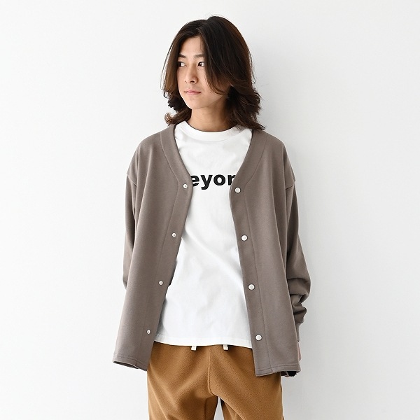 【25FW】ノーカラーJK / アッシュグレー