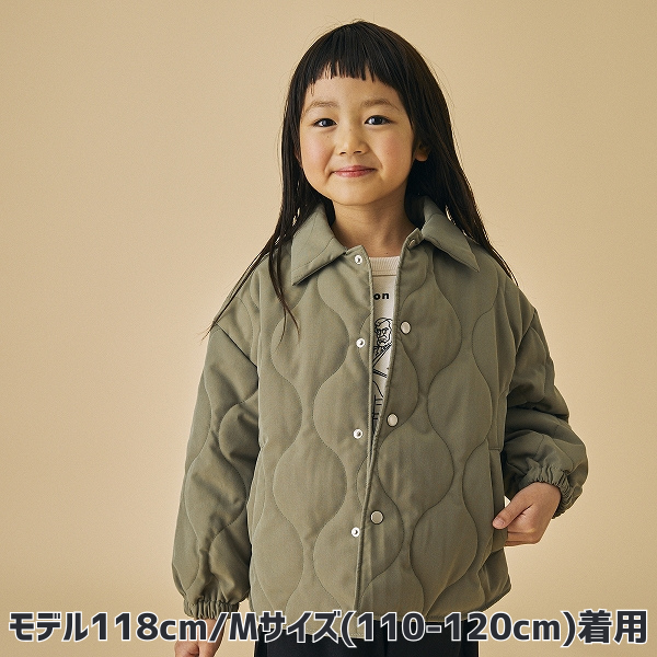 【25FW】キルティングジャケット / カーキ