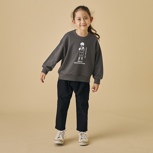 【25FW】BOXERCIZE ビッグトレーナー / チャコールグレー