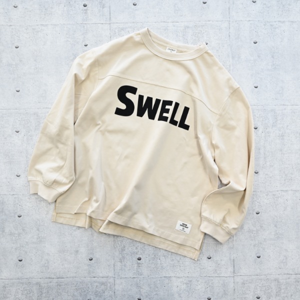 【25FW】SWELL ロングＴシャツ / サンド