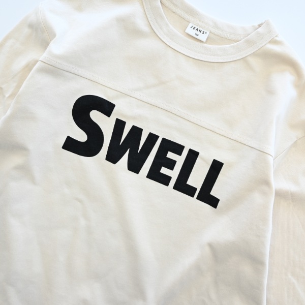 【25FW】SWELL ロングＴシャツ / サンド