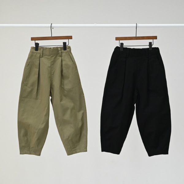 【25FW】ロング サーカスパンツ / ブラック