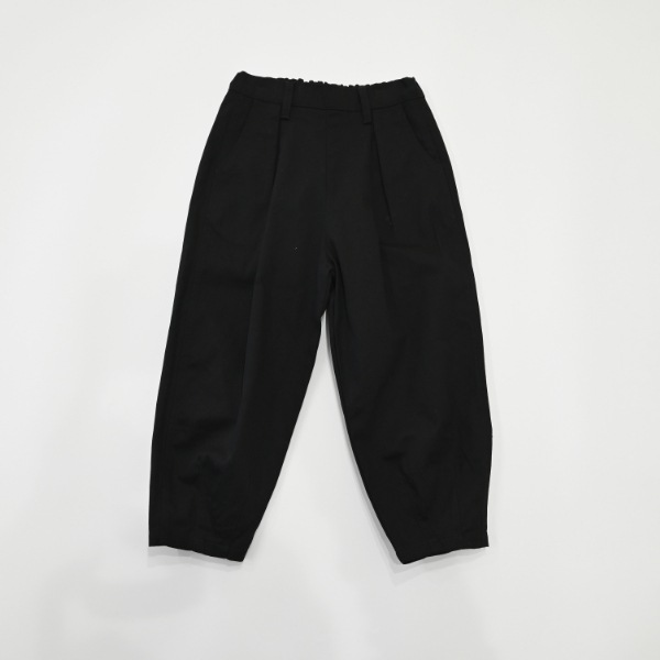 【25FW】ロング サーカスパンツ / ブラック