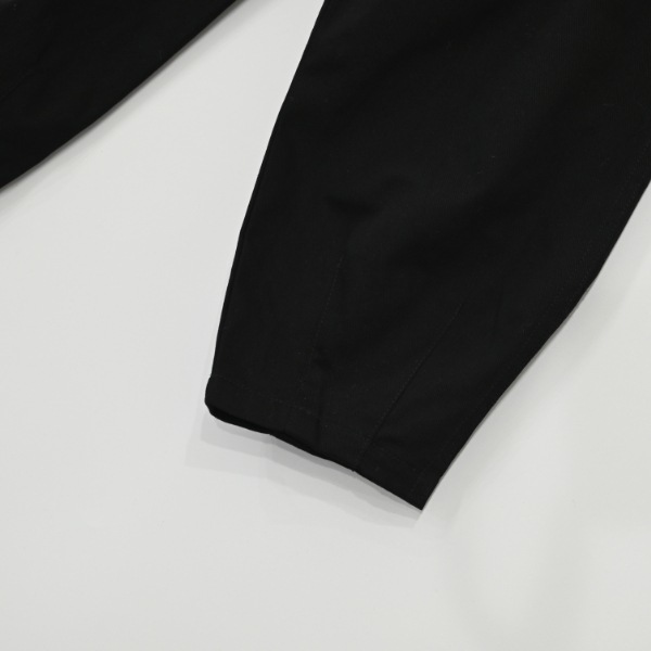 【25FW】ロング サーカスパンツ / ブラック