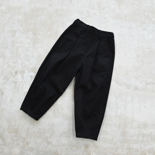 【25FW】ロング サーカスパンツ / ブラック