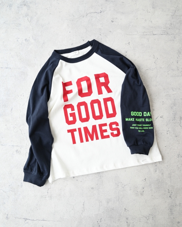 【26PS】FOR GOODロングＴシャツ / オフホワイト