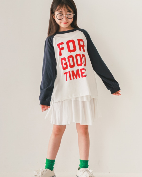【26PS】FOR GOODロングＴシャツ / オフホワイト