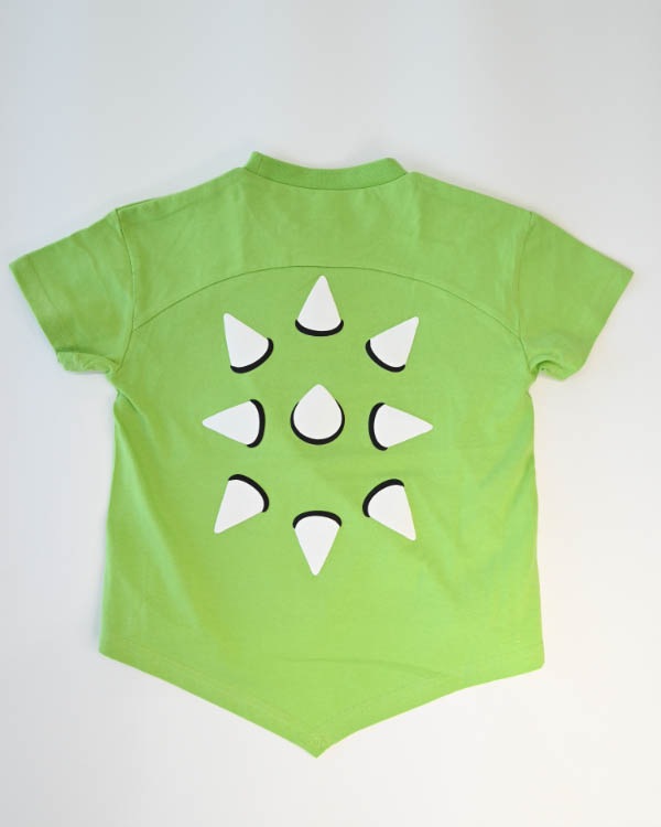 【26SS】恐竜トゲトゲ Tシャツ / グリーン