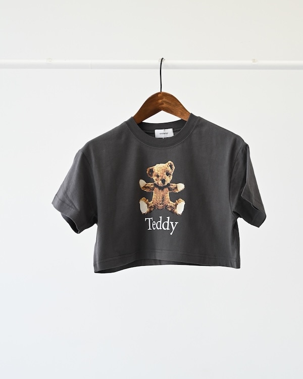 【アンディニー】Teddy ショート Tシャツ / チャコールグレー