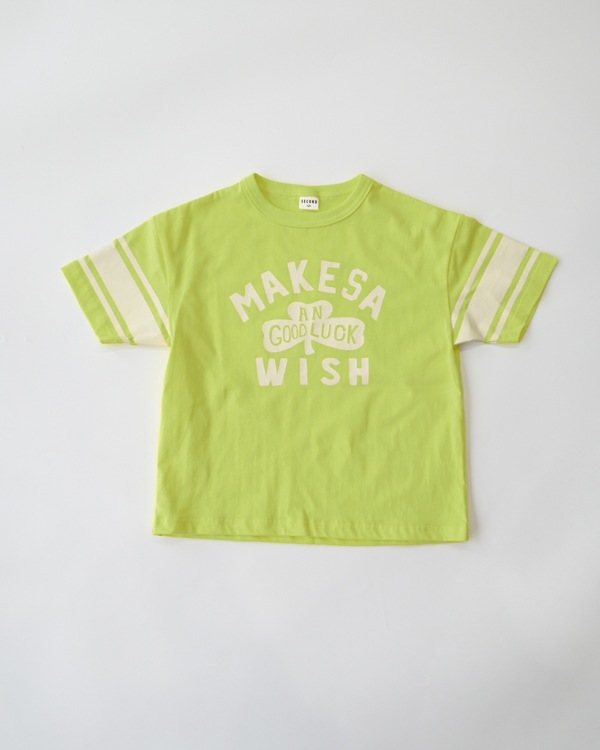 【セカンド】WISH Tシャツ / ライトグリーン